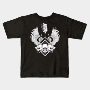 Rock & Roll Skeleton Kids T-Shirt